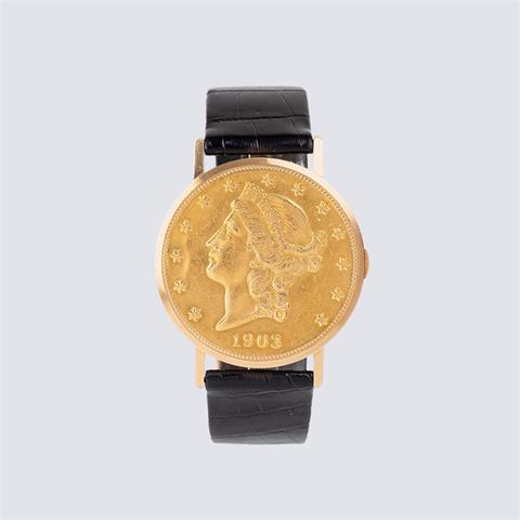 Vacheron & Constantin - Armbanduhr mit US-Münze 'Liberty Head'
